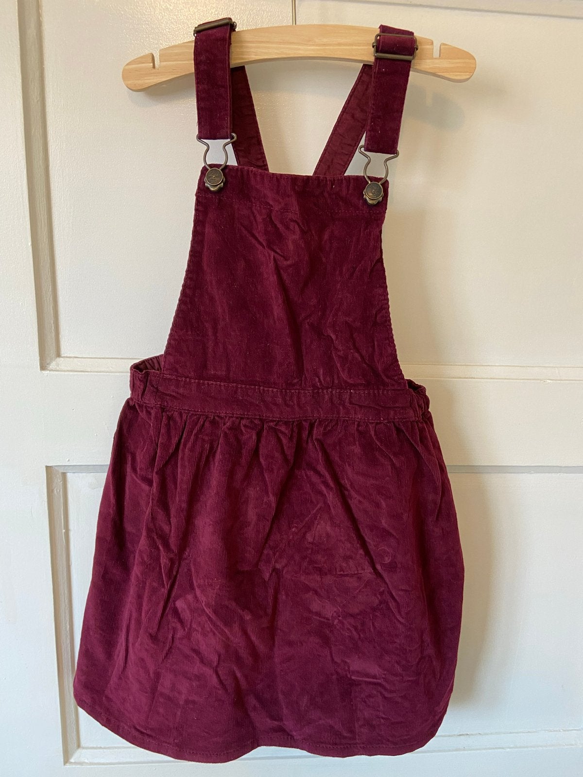 Bordeauxrode jurk H&M maat 122/128 (6-8 jaar), Kinderen en Baby's, Kinderkleding | Maat 128, Ophalen of Verzenden, Gebruikt, Meisje