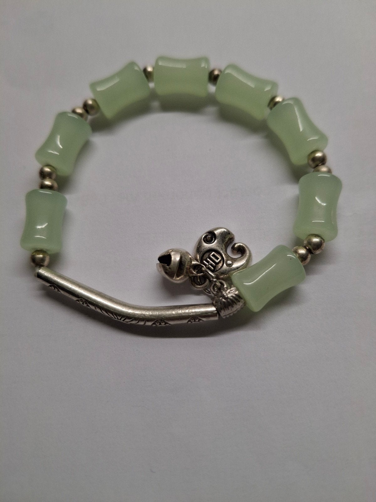 Armband  jade, Ophalen, Zo goed als nieuw, Groen, Overige materialen