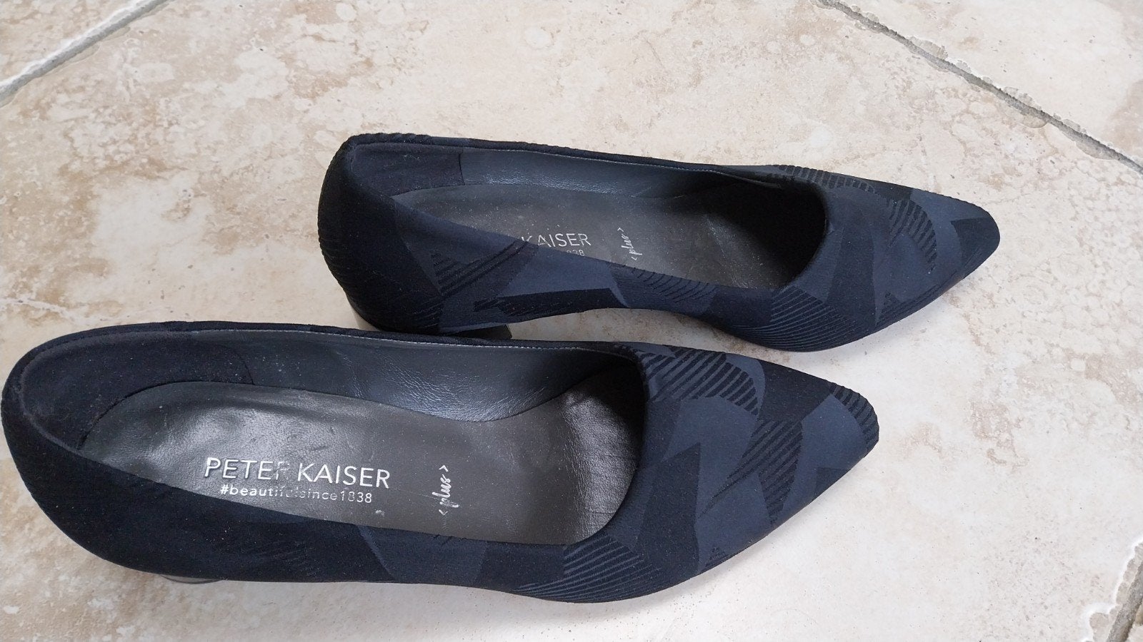 Peter kaiser pumps lage hak 39, Pumps, Zwart, Zo goed als nieuw, Ophalen