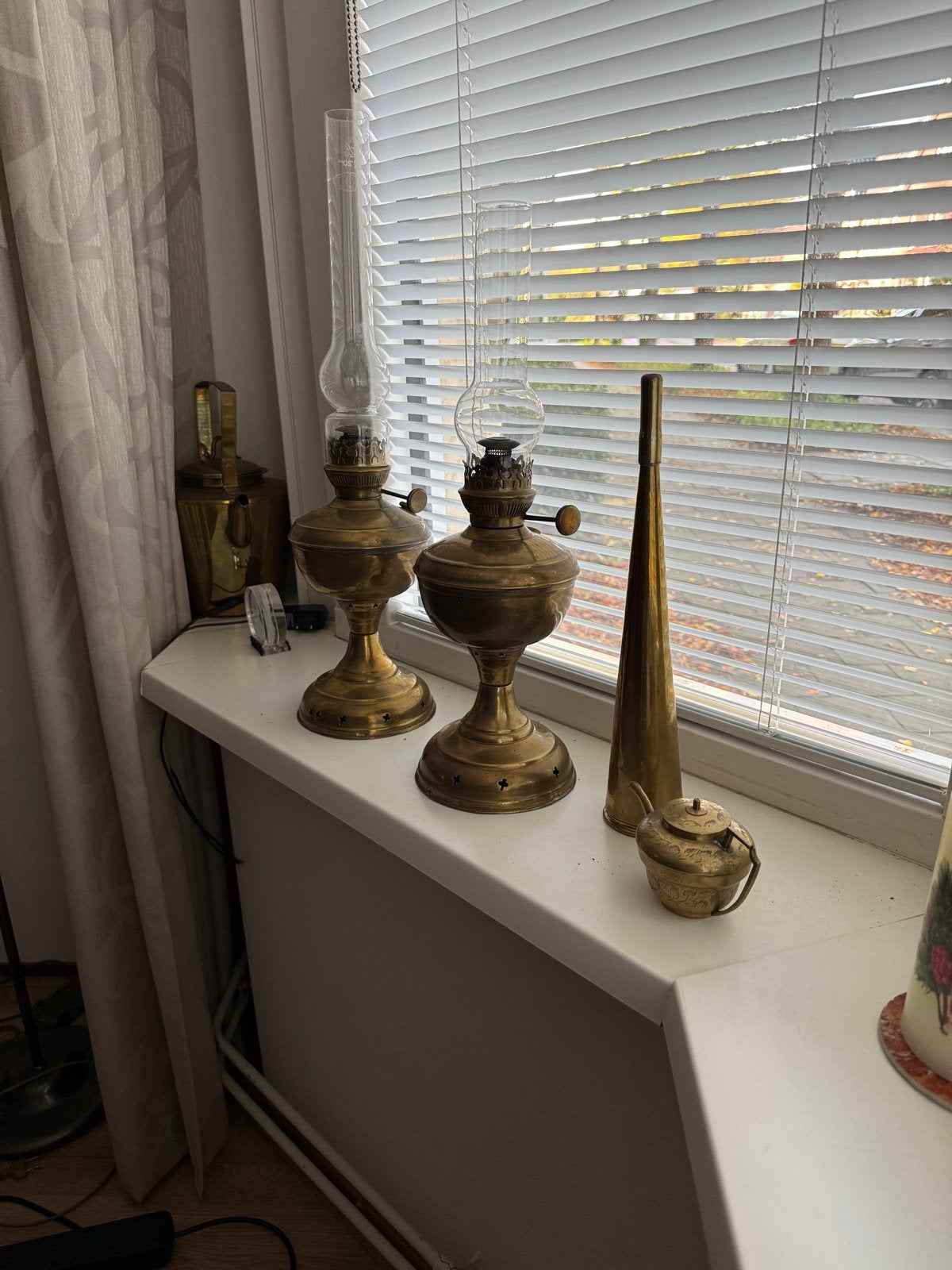 Antieke Messing Olielampen Set - Decoratieve Verlichting, Ophalen