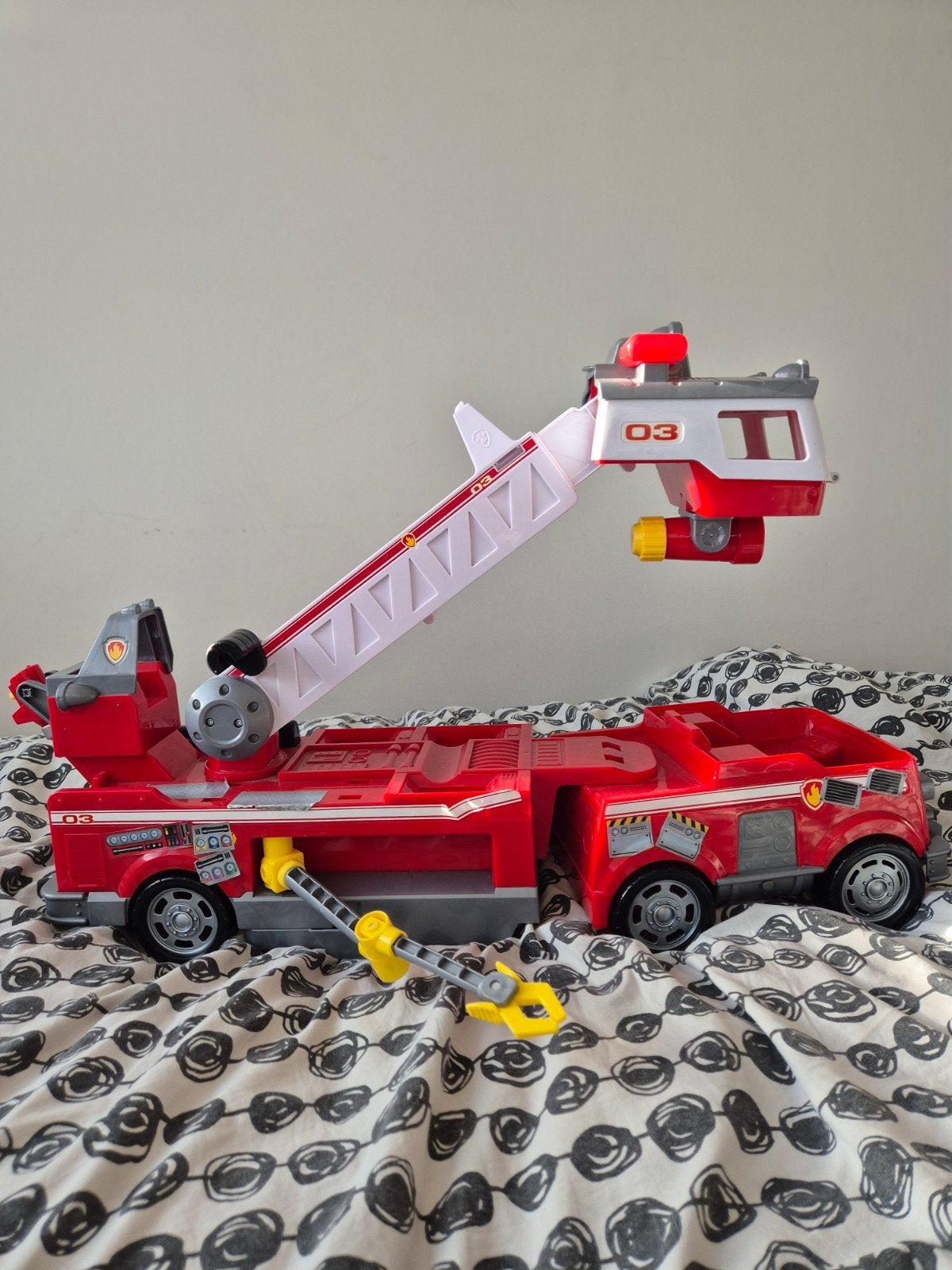 Paw Patrol Brandweerwagen met Marshall en geluid, Ophalen, Gebruikt