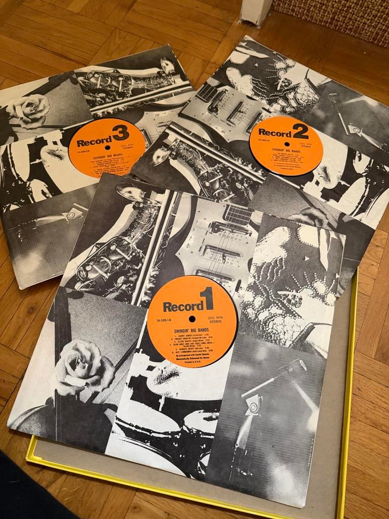 Swingin' Big Bands - 3 LP Boxset Jazz & Blues, Boxset, Ophalen of Verzenden, Zo goed als nieuw, 12 inch
