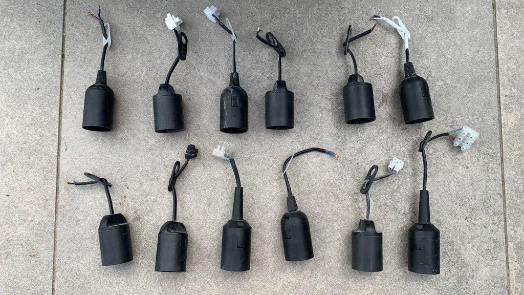 Verhuisfitting E27, 12 stuks, Ophalen of Verzenden, Zo goed als nieuw, Overige typen
