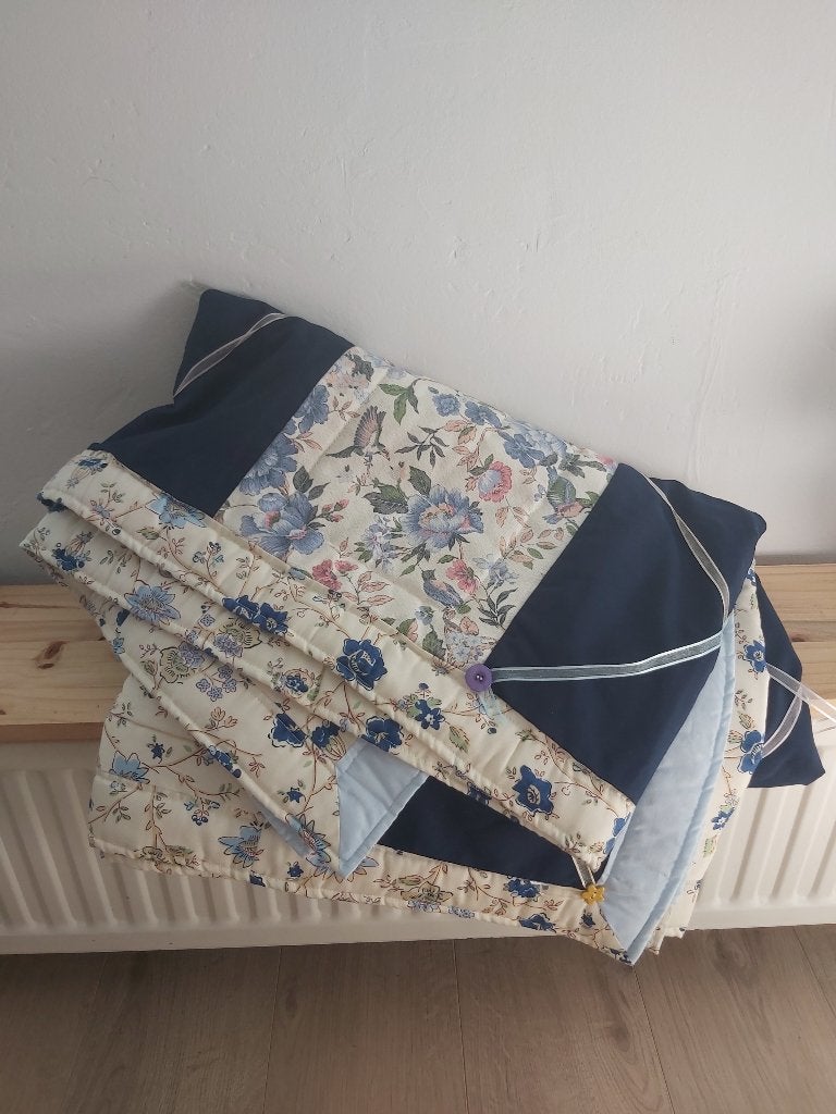 Handgemaakte quilt, Katoen, Handgemaakt, Nieuw, Ophalen of Verzenden