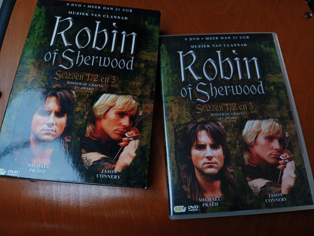 Robin of sherwood dvdbox complete serie seizoen  1 2 3, Ophalen of Verzenden, Zo goed als nieuw, Tv-serie