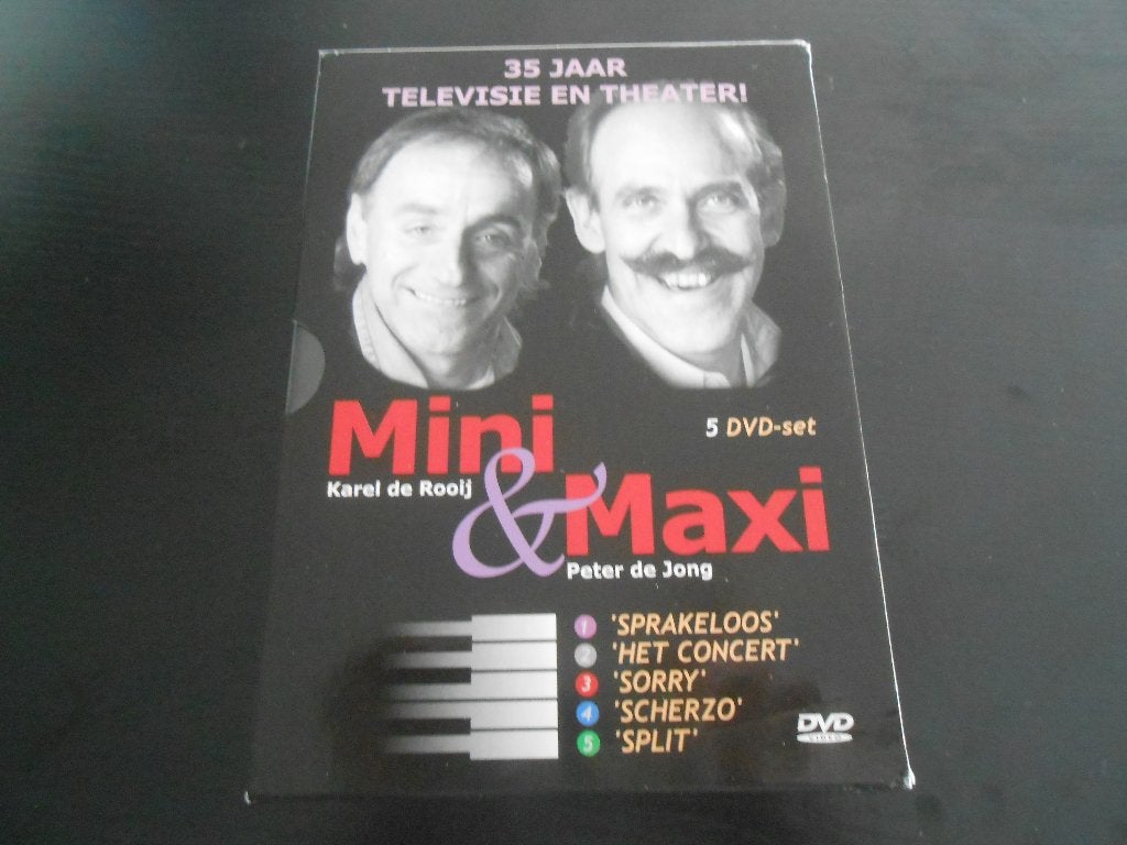 MINI & MAXI 35 JAAR TELEVISIE EN THEATER, Alle leeftijden, Ophalen, Zo goed als nieuw, Stand-up of Theatershow