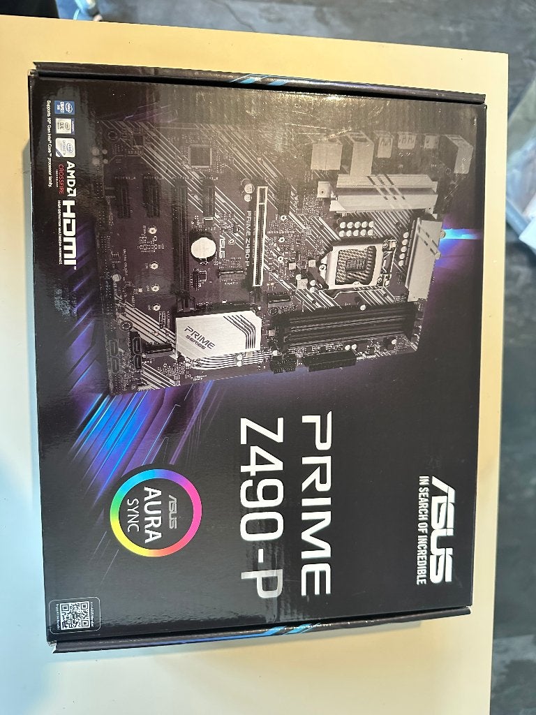 ASUS PRIME Z490-P moederbord LGA 1200 ATX - werkend, netjes, Computers en Software, Moederborden, Gebruikt, DDR4, Ophalen of Verzenden