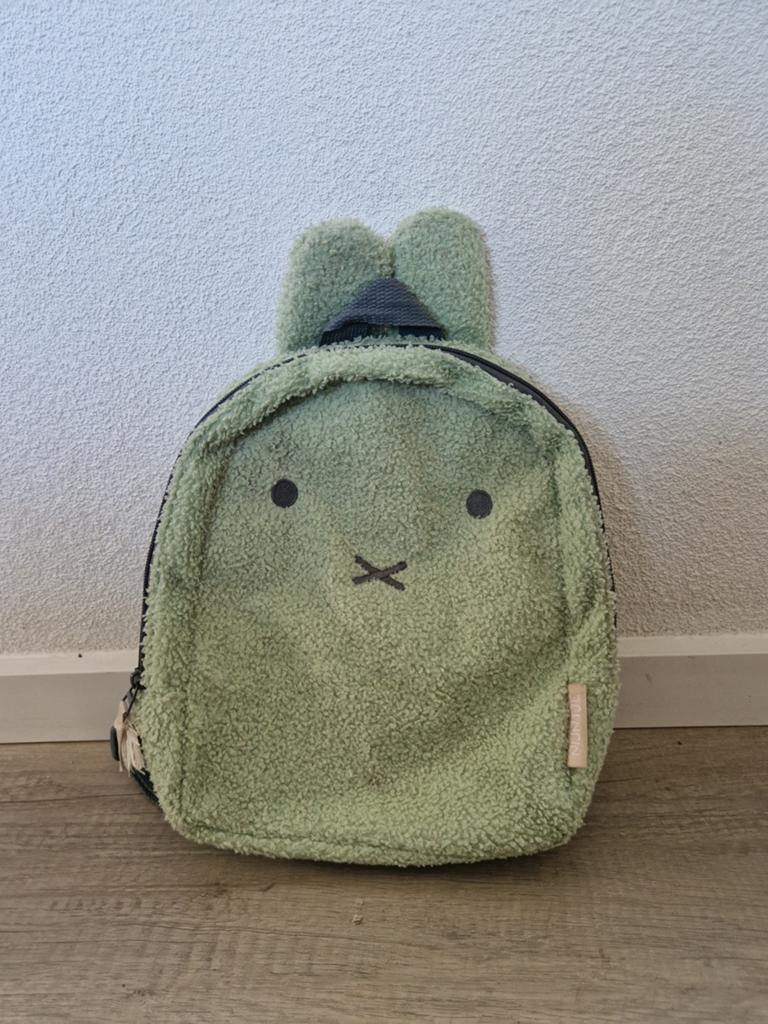 Rugzak rugtas tas groen nijntje miffy mintgroen mint fluffy, Diversen, Ophalen of Verzenden