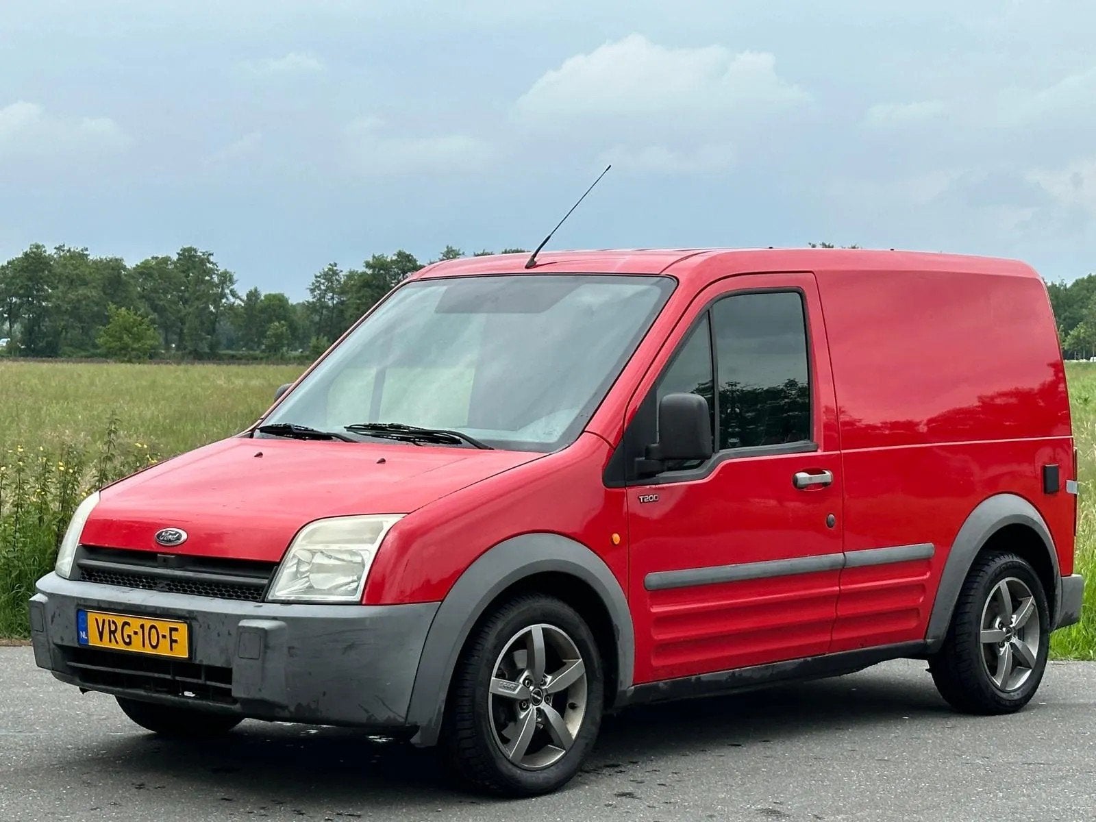 Ford Transit Connect T200S 1.8 | Benzine | Nap | Airco, 1970 kg, Stof, Gebruikt, Zwart