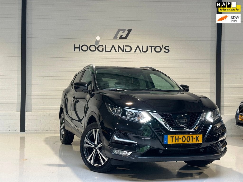 Nissan Qashqai 1.2 N-Connecta 2018 55DKM NAP!, Auto's, Nissan, Bedrijf, Te koop, Qashqai, 360° camera, ABS, Airbags, Airconditioning