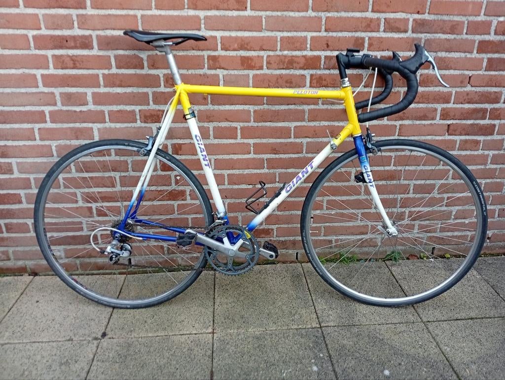 Giant Peloton racefiets - Geel/Blauw 60cm klassieke, Ophalen, Giant