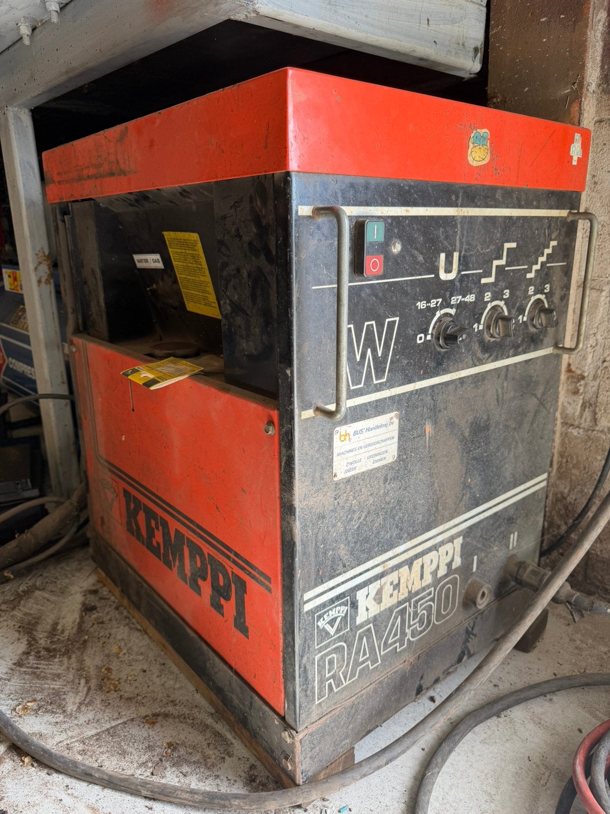 Kemppi ra 450, Doe-het-zelf en Verbouw, Gereedschap | Lasapparaten, Ophalen, Zo goed als nieuw, 150 tot 250 ampère, Tig