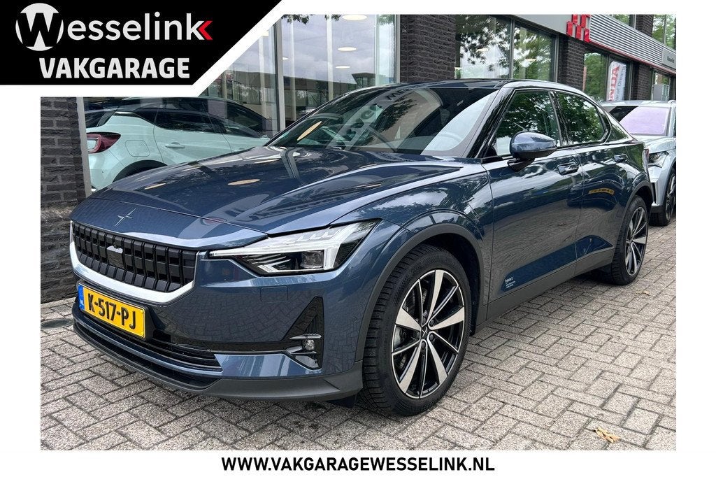 Polestar 2 Long Range Dual Motor Launch Edition 78kWh | Pano, Auto's, Polestar, Stof, Gebruikt, Zwart, Origineel Nederlands