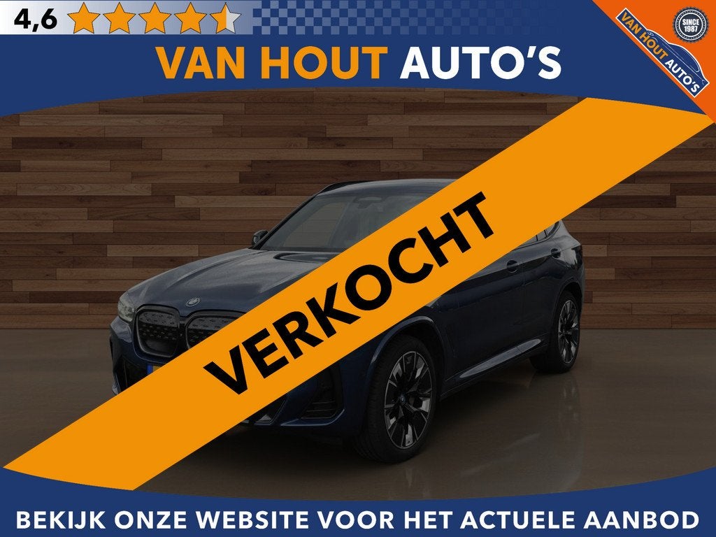 BMW iX3 High Executive 80 kWh M-PAKKET | SOH 92,5% | VERKOCH, Auto's, BMW, Bedrijf, Te koop, iX3, 360° camera, ABS, Adaptive Cruise Control