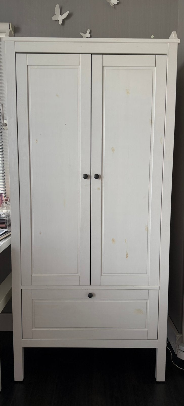 Kledingkast ikea sundvik zeer net (ook mooi als kinderkast), Ophalen, Gebruikt, Kast, 50 tot 70 cm