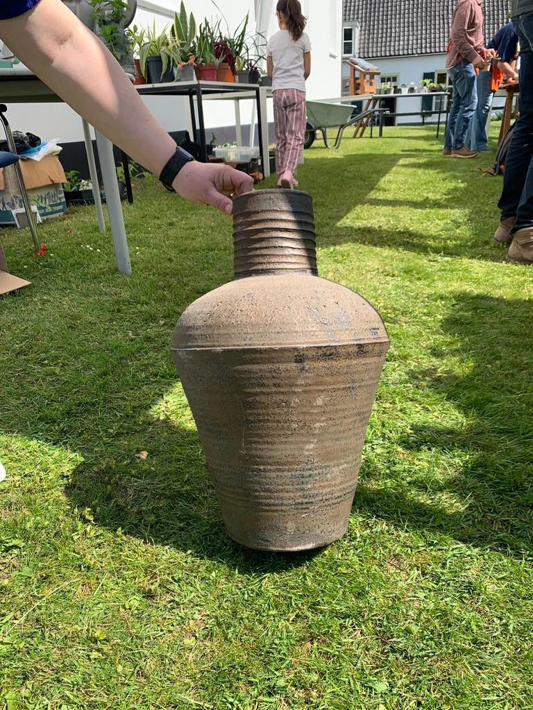 Grote vintage Mobach vaas, 60 cm hoog, Tuin en Terras, Ophalen of Verzenden, Zo goed als nieuw