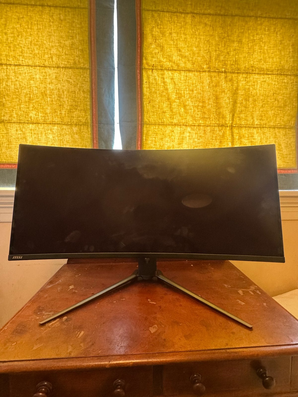 MSI MAG 341CQP QD-OLED Ultrawide Gaming Monitor 34” 175hz, Computers en Software, Gaming, 101 t/m 150 Hz, Zo goed als nieuw, Curved
