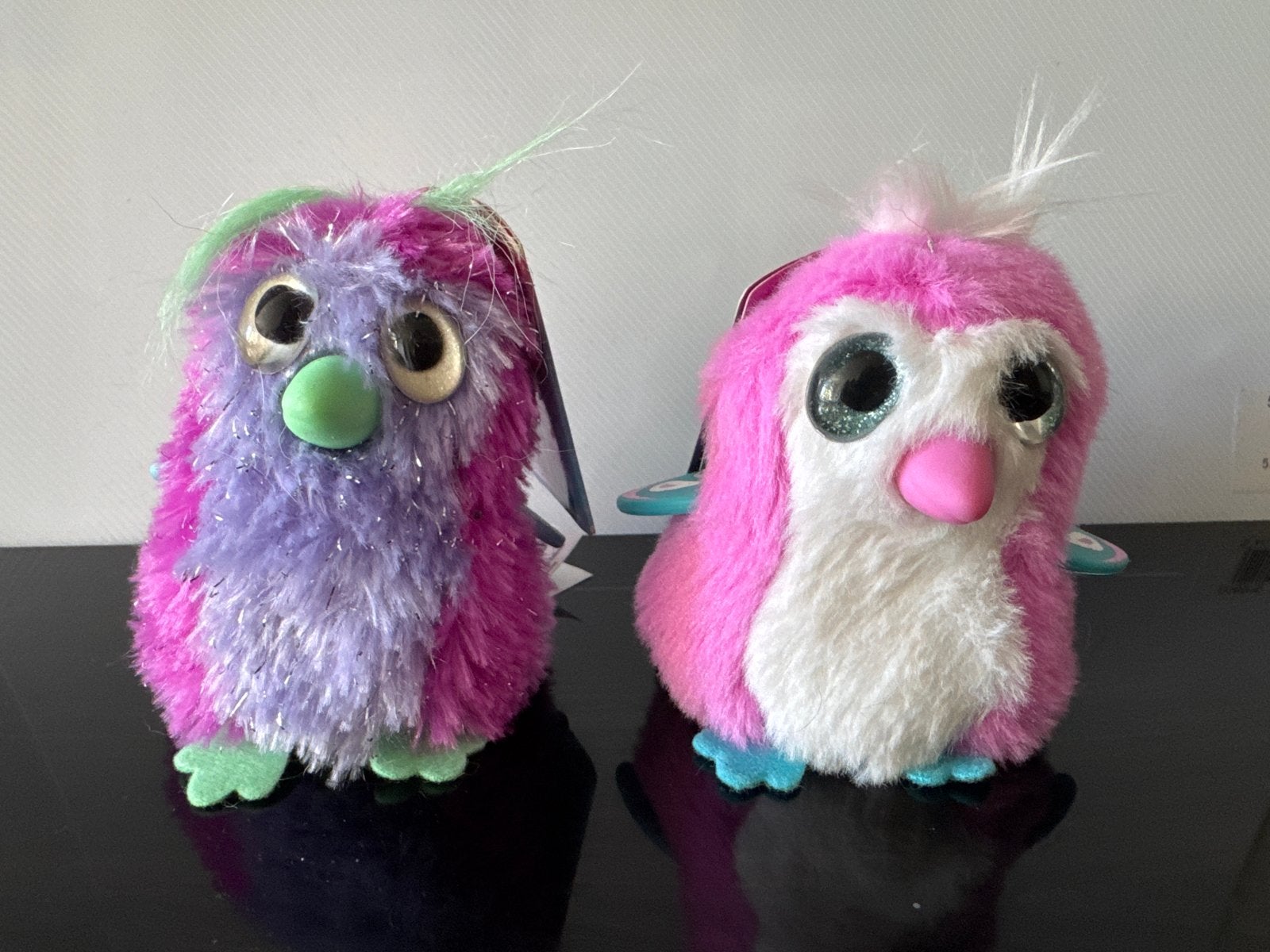 Hatchimals Sound Clip-On Knuffels - Roze en Paars, Overige merken, Met geluid, Overige karakters, Overige typen