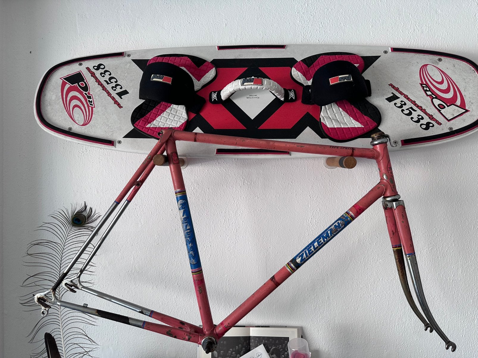 Zieleman frame 57 ct, Minder dan 10 versnellingen, Aluminium, Zo goed als nieuw, Ophalen