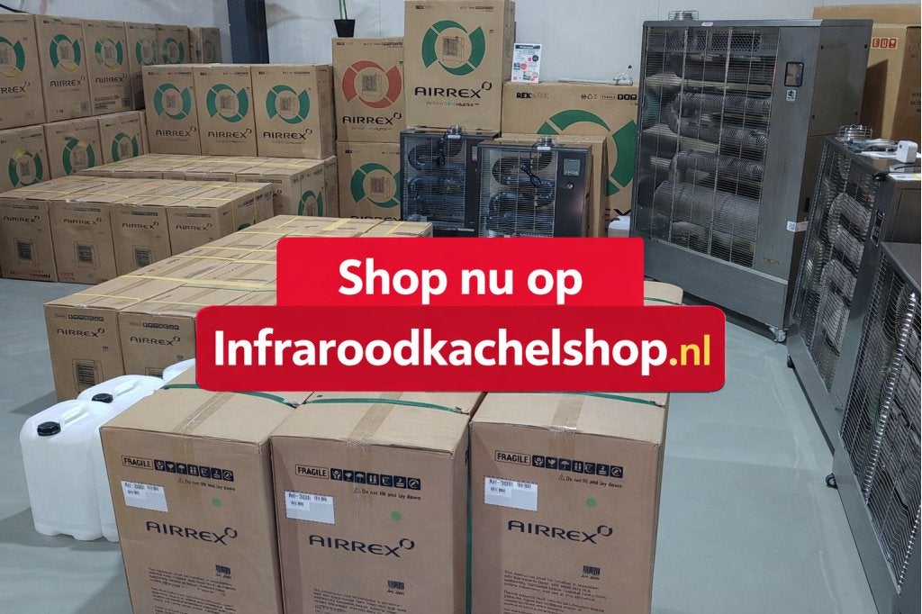 AIRREX AH720 Infraroodheater REX REXnordic, Tuin en Terras, Eigen Haard 63 Balk, Nieuw, Ophalen of Verzenden, Airrex REXNORDIC
