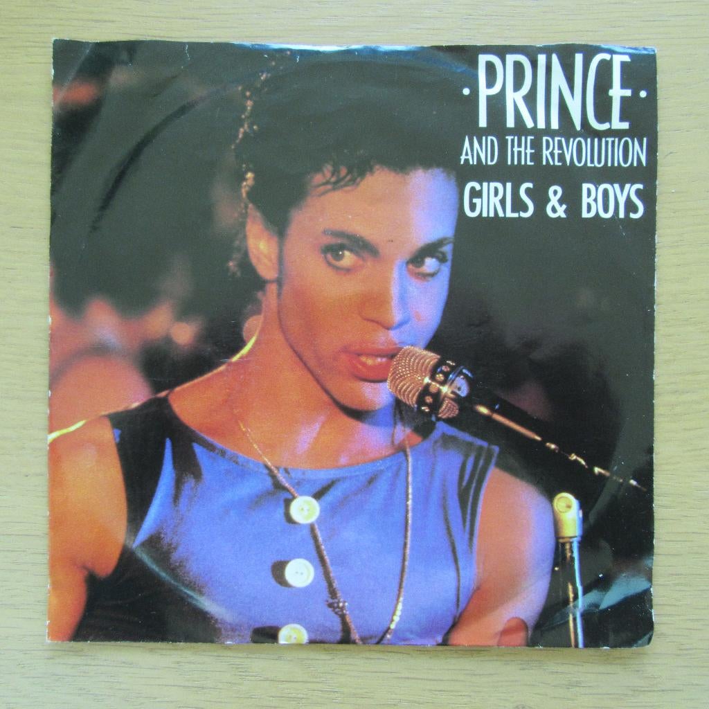 single Prince: Girls & Boys / Under The Cherry Moon, Gebruikt, 7 inch, Single, Ophalen of Verzenden