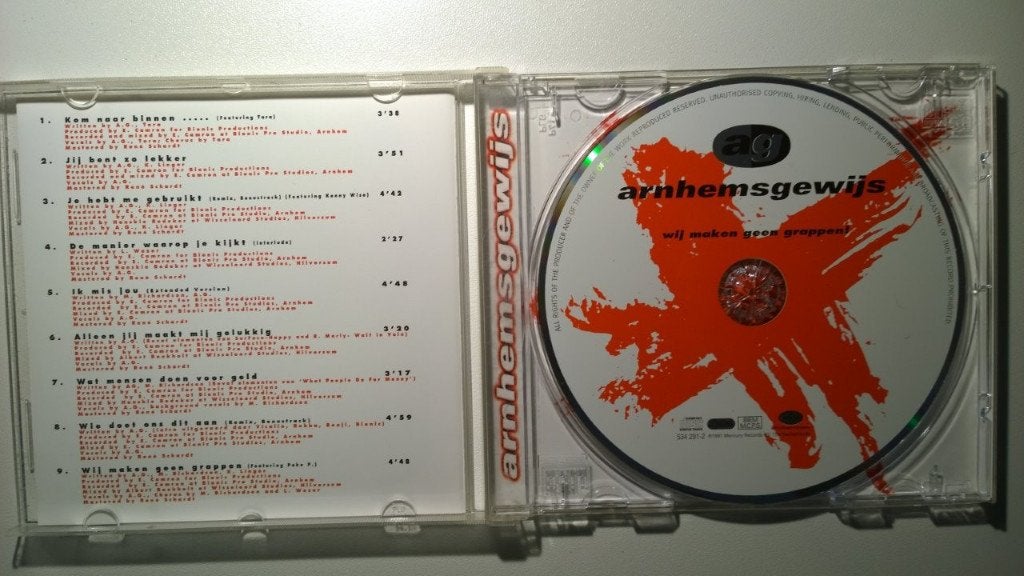 Arnhemsgewijs - Wij Maken Geen Grappen! (Album), Cd's en Dvd's, Ophalen of Verzenden, Zo goed als nieuw