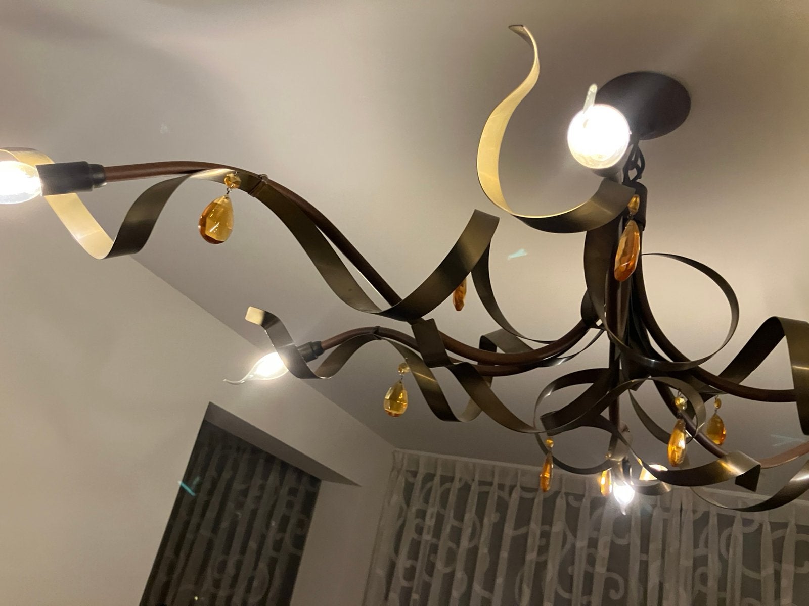 6 armige Jaco Maris hanglamp, Ophalen of Verzenden, Zo goed als nieuw, Overige materialen, Modern/ klassiek
