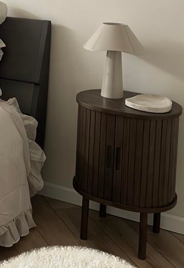 Nachtkastje Jysk bruin, Huis en Inrichting, Ophalen, Nieuw, Minder dan 50 cm, 50 tot 75 cm