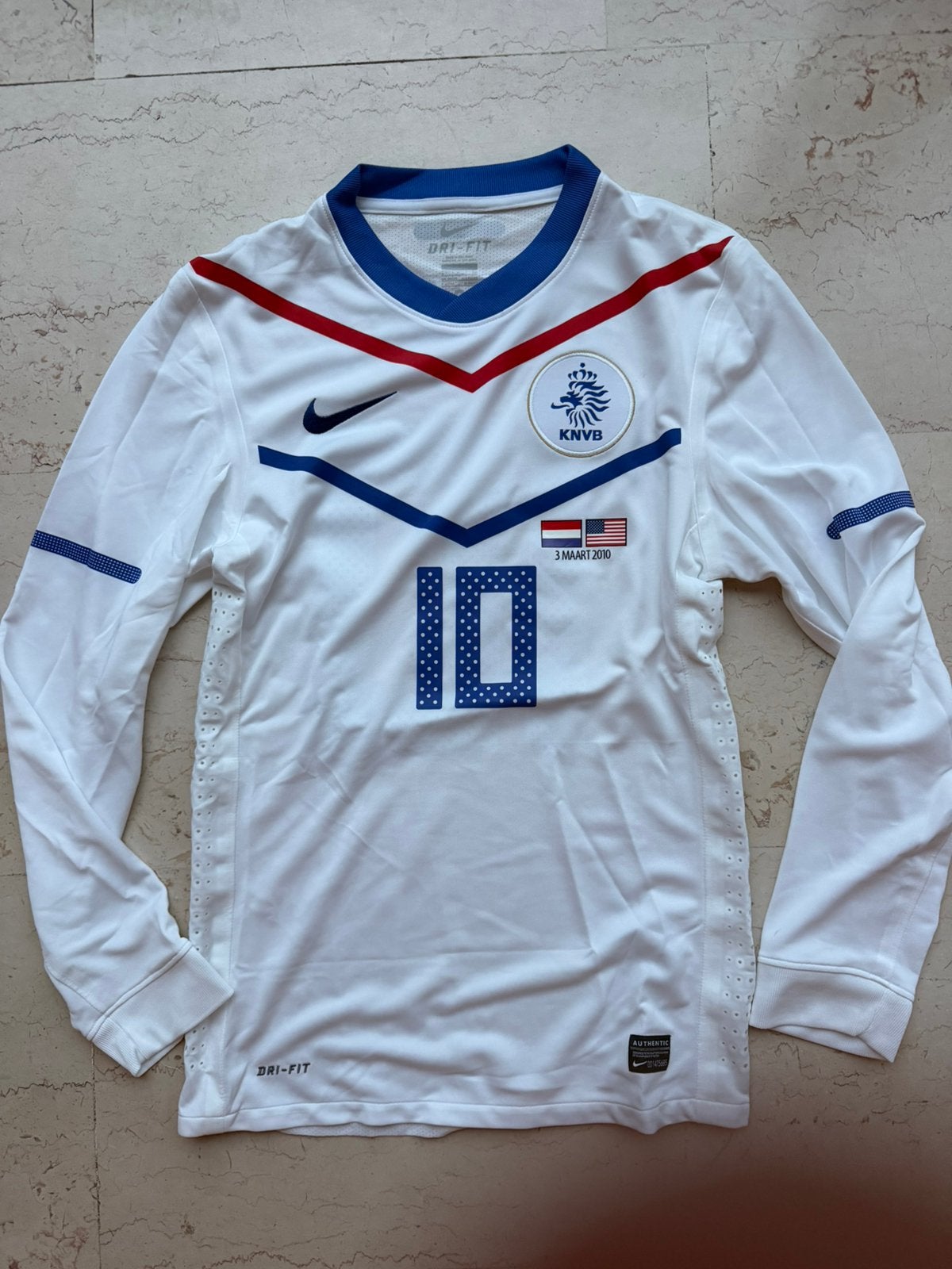 Nederlands Elftal Shirt Match | Sneijder # 10 vs. USA, Sport en Fitness, Voetbal, Maat S, Ophalen of Verzenden, Zo goed als nieuw