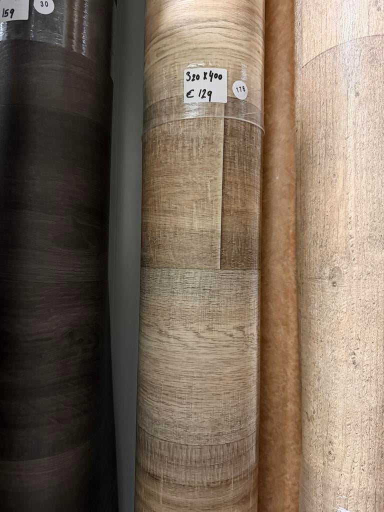 Landelijk Verouderd EikenVinyl Restpartij | 3,20x4,00mtr, Ophalen, Nieuw, Minder dan 10 m², Nvt
