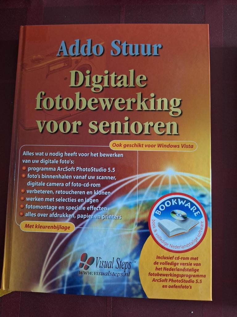 Digitale fotobewerking voor senioren - Addo Stuur, Boeken, Ophalen of Verzenden, Zo goed als nieuw, Software, Addo Stuur