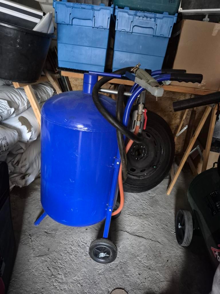 Straalketel compressor plus toebehoren, 100 liter of meer, Ophalen, Nieuw, Minder dan 200 liter/min