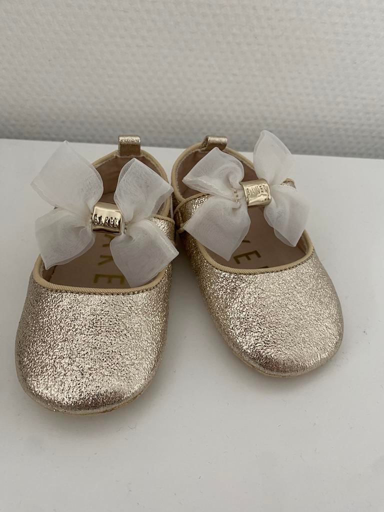 Ted baker gouden ballerina’s, Ophalen of Verzenden, Zo goed als nieuw, Meisje, Schoentjes