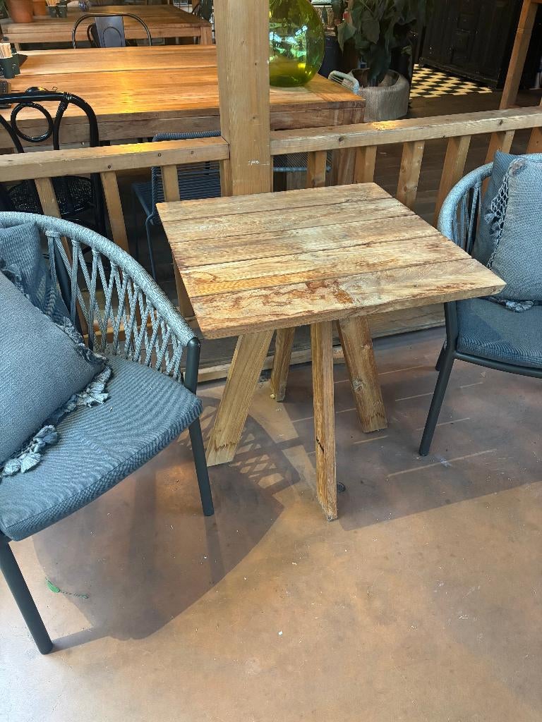 Tuintafel Tarifa | Borek | Showroommodel, Tuin en Terras, Tuinstoelen, Gebruikt, Teakhout, Inklapbaar, Ophalen