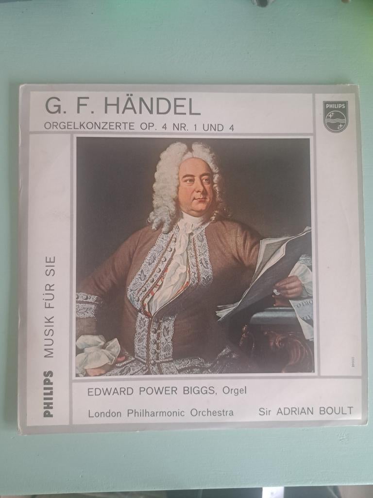 Händel Orgelconcerten - Philips LP, Cd's en Dvd's, Vinyl | Klassiek, Gebruikt, Barok, Orkest of Ballet, 12 inch, Verzenden