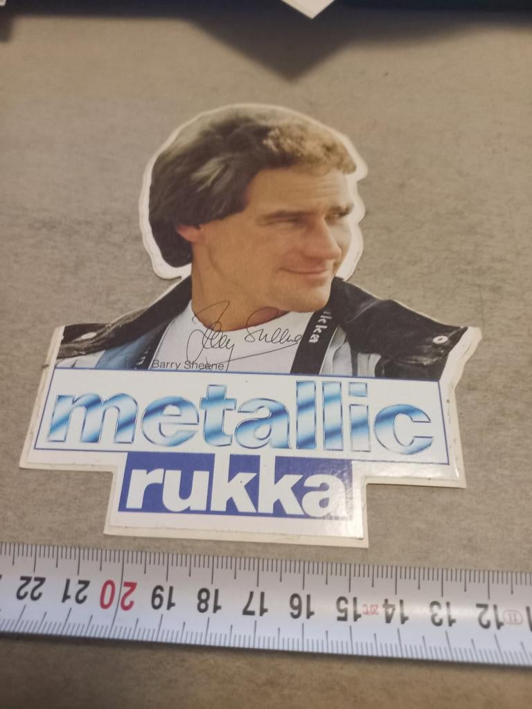 Metallic rukka/Barry sheene, Verzamelen, Ophalen of Verzenden, Zo goed als nieuw