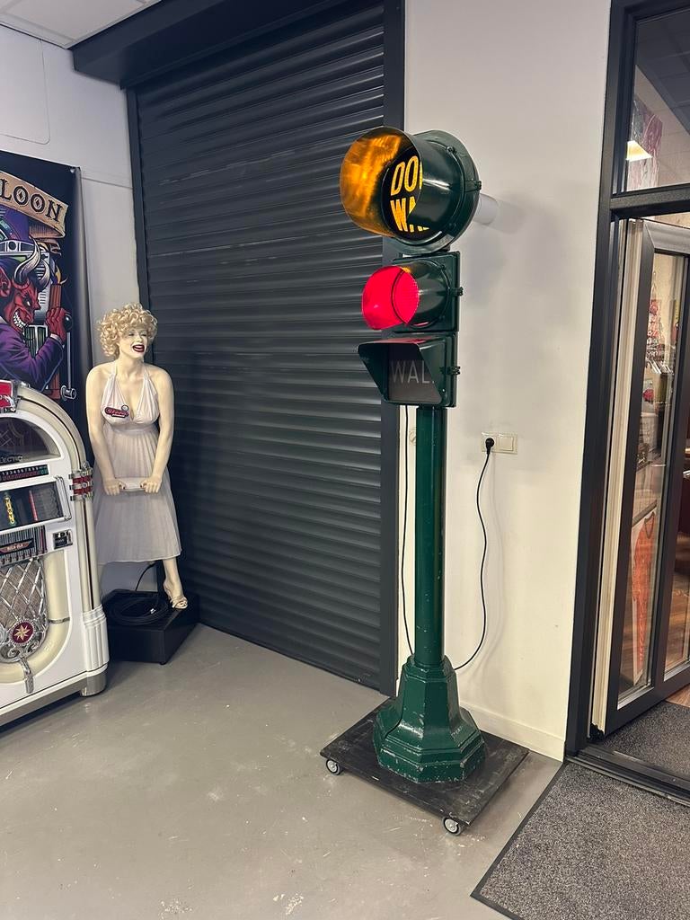 Origineel USA Traffic Light Verkeerslicht - Stoplicht NYC, Ophalen, Gebruikt
