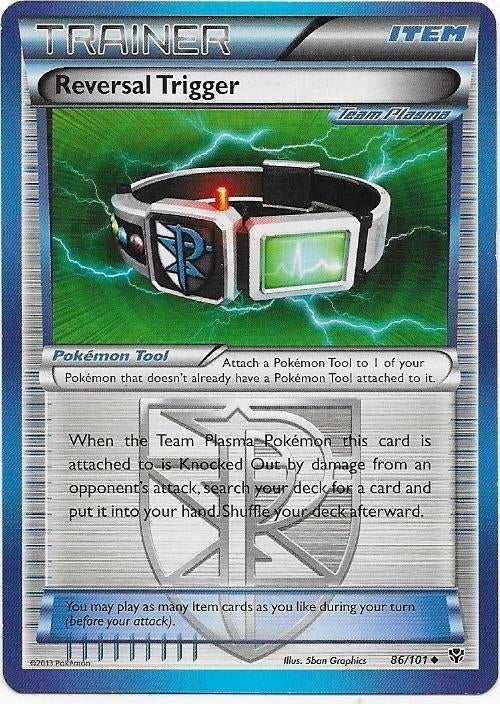 Plasma Blast,  Reversal Trigger [uncommon] 86/101, Hobby en Vrije tijd, Verzamelkaartspellen | Pokémon, Nieuw, Losse kaart, Verzenden