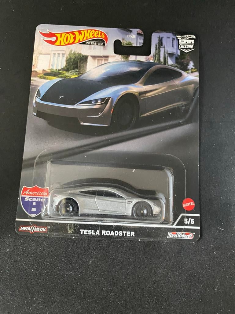 Hot wheels tesla roadster, Hobby en Vrije tijd, Modelauto's | Overige schalen, Mattel, Mattel, Nieuw, Ophalen of Verzenden