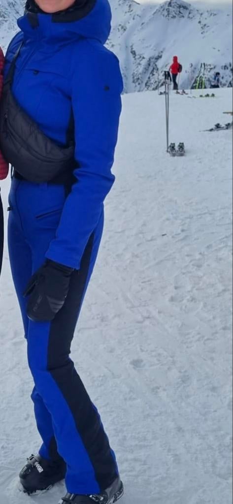 Goldbergh Skipak Blauw Maat S, Verzenden, Zo goed als nieuw, Maat 36 (S), Pak