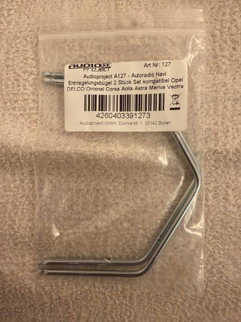 Radio removal tool for opel, Ophalen of Verzenden, Nieuw