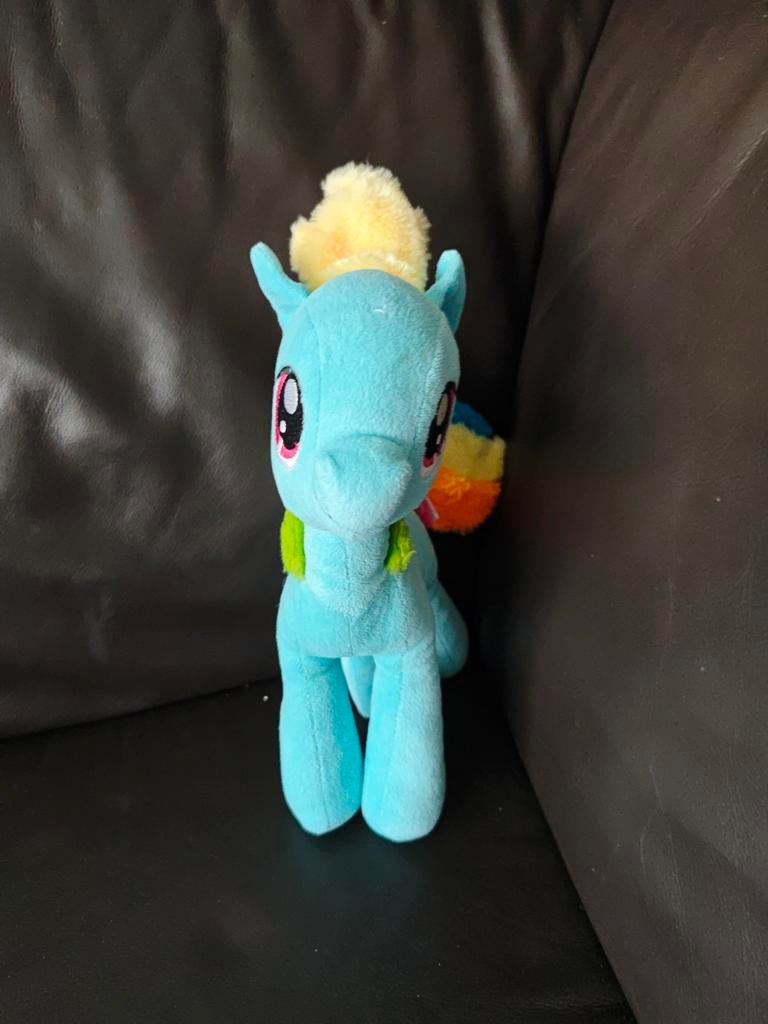 My Little Pony Rainbow Dash Knuffel, Ophalen of Verzenden, Zo goed als nieuw, Paard