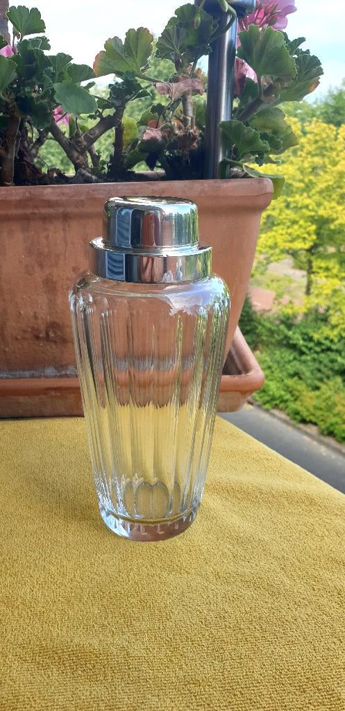 Kristal en Zilver Cocktailshaker, Antiek en Kunst, Ophalen of Verzenden