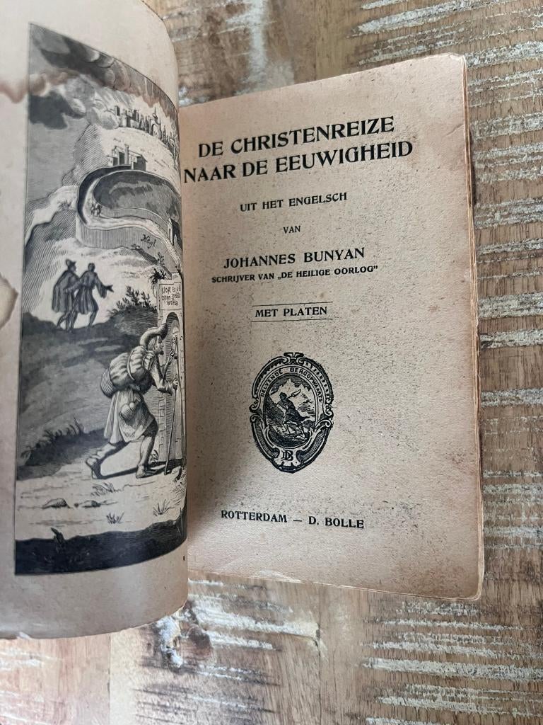 Een Christenreize naar de eeuwigheid uit het engelsch - j. B, Ophalen of Verzenden, Johannes bunyan