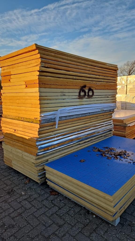 Opruimingspartij PIR Isolatie 60 tot 110mm, Doe-het-zelf en Verbouw, Isolatie en Afdichting, Ophalen, Dakisolatie, Zo goed als nieuw