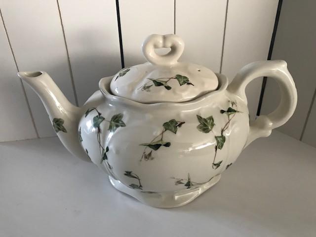 Meander Engeland Theepot set Tree Leaf decoratie, Antiek en Kunst, Ophalen