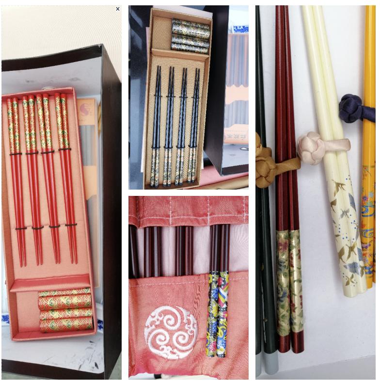 verzameling oosterse eetstokje Chopstick Japans Sushi keuken, Ophalen of Verzenden, Nieuw, Hout, Bestekset