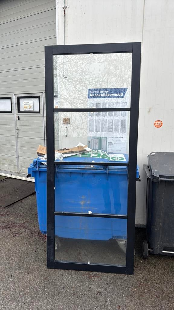 Stompe steellook deur 93x231.5 cm nr 325, Doe-het-zelf en Verbouw, Deuren en Horren, Ophalen, 80 tot 100 cm, 215 cm of meer, Binnendeur