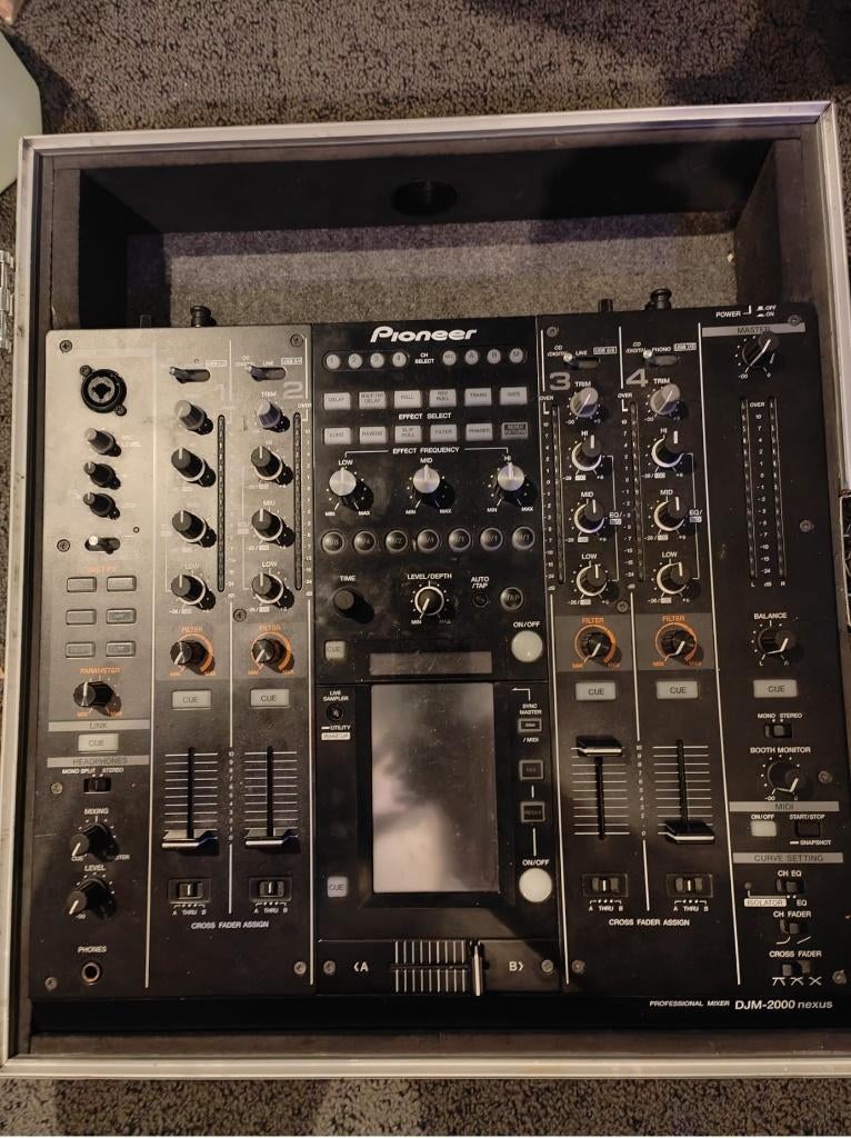 pioneer djm 2000 nexus inclusief kist, Ophalen, Zo goed als nieuw, Dj-set, Pioneer