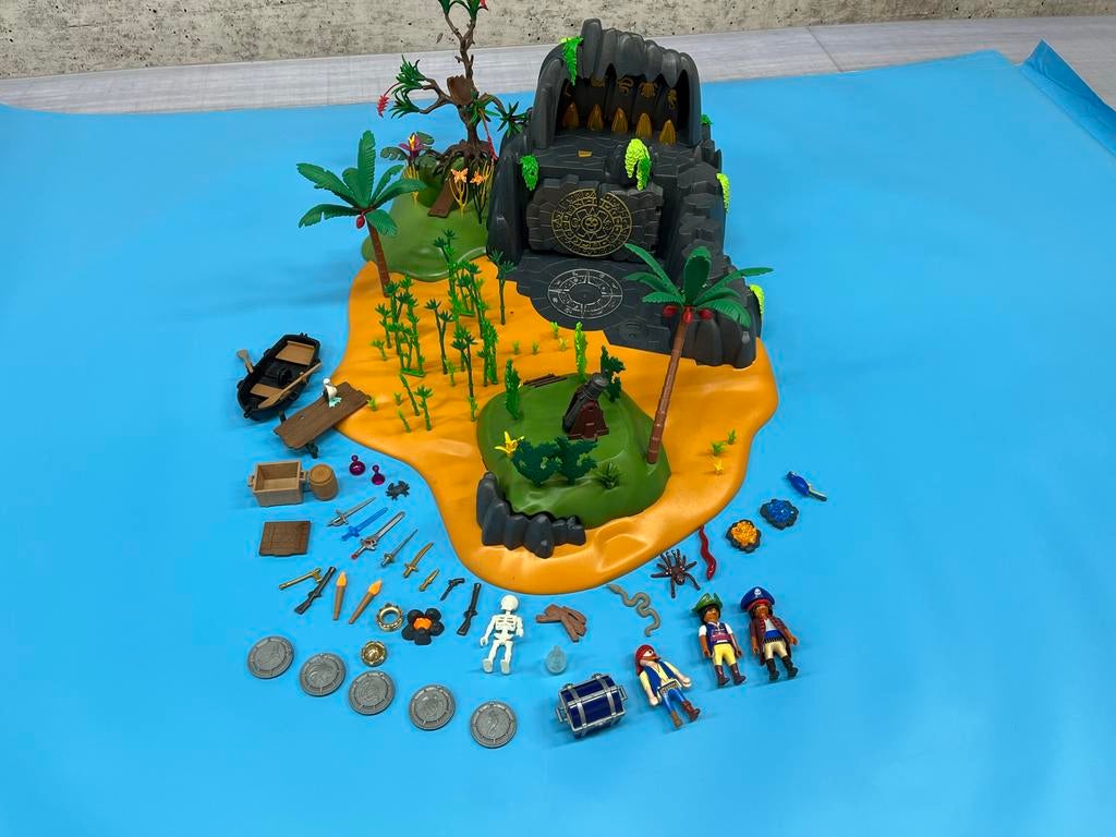 Playmobil Schateiland Set - Compleet & Goede Conditie!, Ophalen, Zo goed als nieuw, Complete set